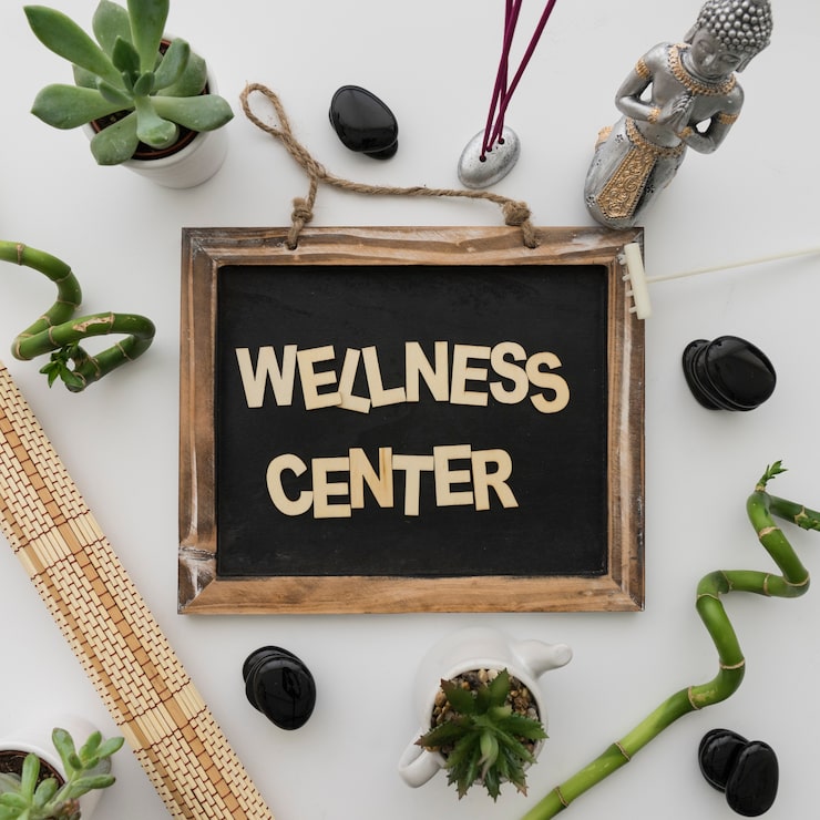 Kostenlose Foto wellness-dekoration mit bambus