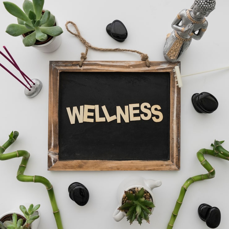 Kostenlose Foto wellness-komposition mit bambus
