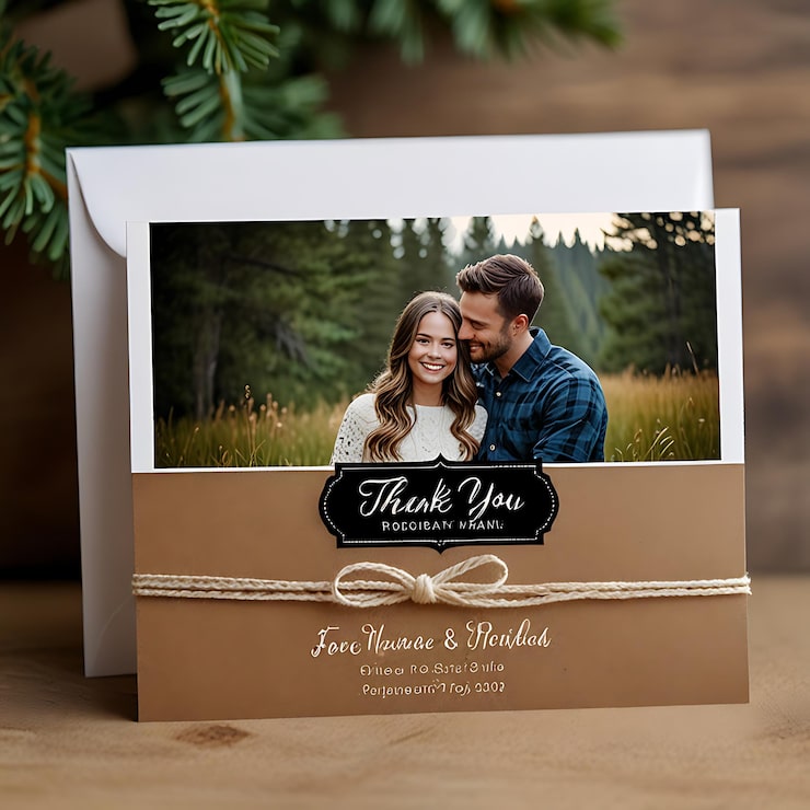 Foto bearbeitbare dankesbriefe für weihnachtsgeschenke