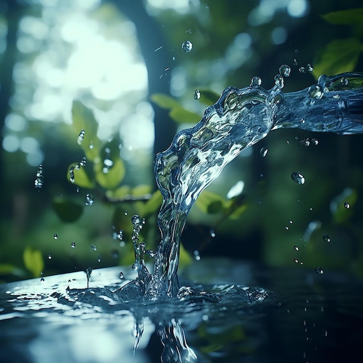 Foto canal de agua