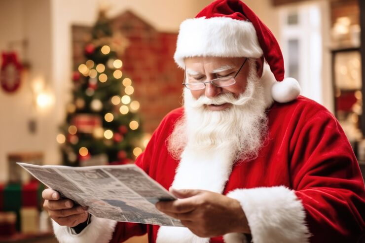 Foto celebração da barba vermelho inverno papai noel homens feriado sénior pessoa natal