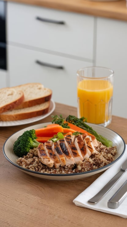 Foto comida saudavel em casa
