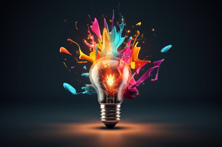 Foto creatividad en la innovación de las bombillas