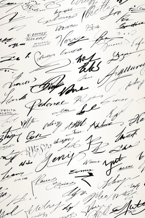 Foto eine nahaufnahme eines handgeschriebenen textes auf einem blatt papier