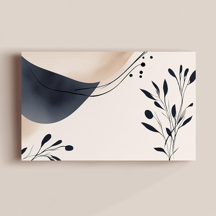 Foto horizontales flyer-layout, das modernität und eleganz verbindet