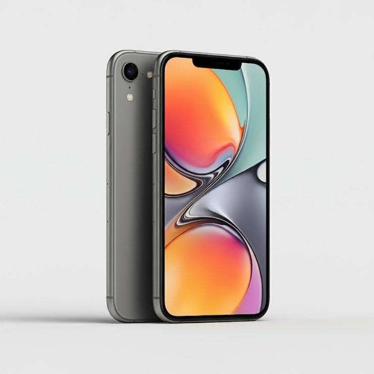 Foto un iphone negro con el número 3 en él