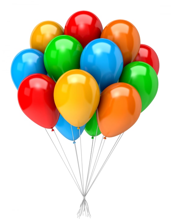 Foto manojo de globos