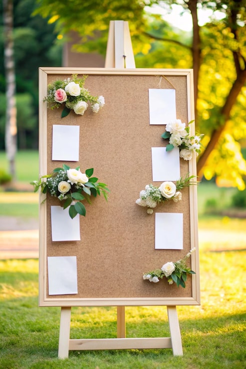 Foto mockup de la junta de bodas