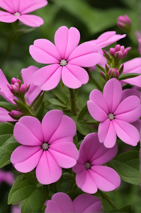 Foto modelo de imagen de alta resolución de la flor de phlox