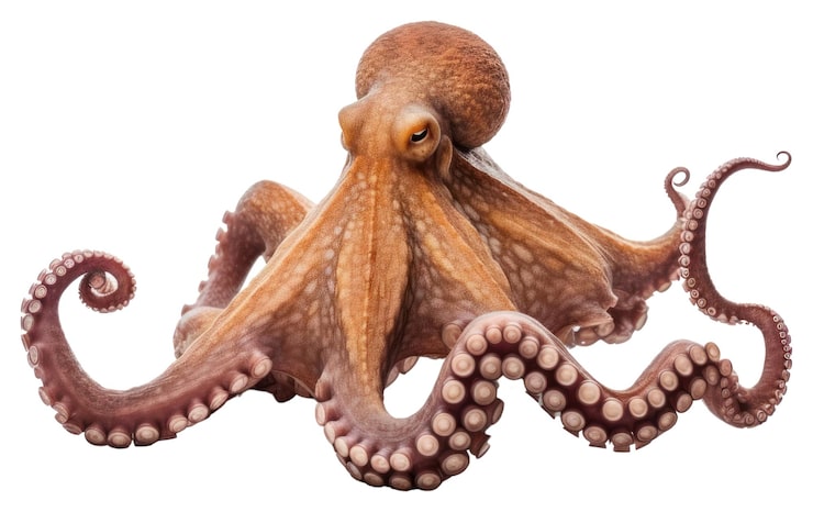 Foto octopus salvaje de papua nueva guinea