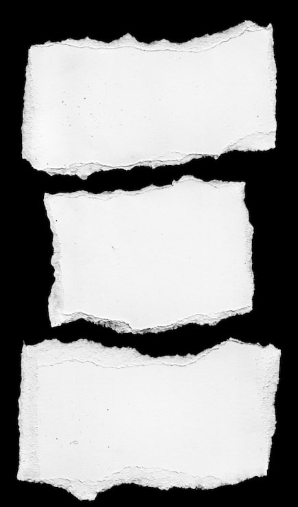 Foto papel rasgado rasgado con estilo