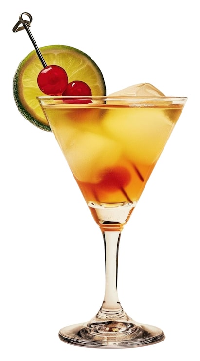 Foto png un cóctel de lujo martini bebida de frutas