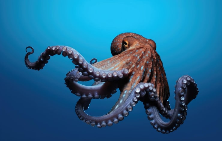 Foto pulpo común pulpo vulgaris animales silvestres