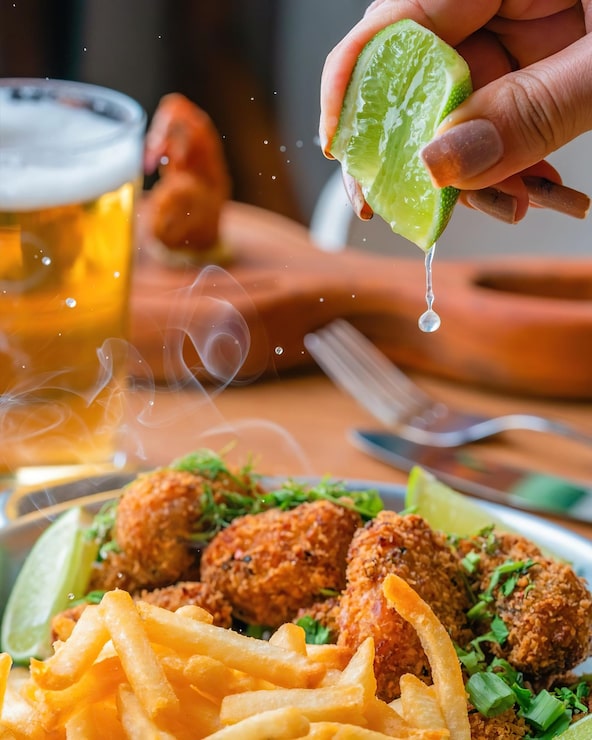 Foto refeição deliciosa prato de restaurante gourmet comida fresca almoço e jantar
