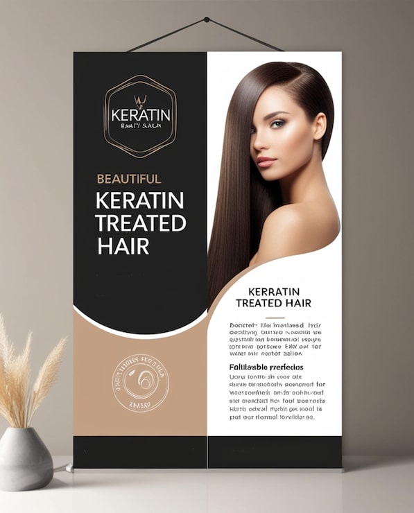 Foto schöne spa-behandelte haare