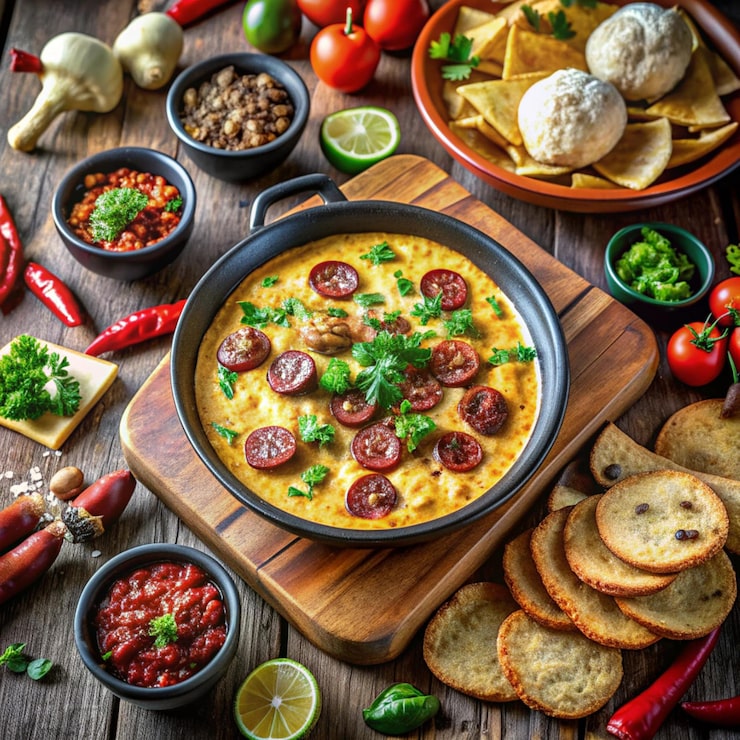 Foto sopa mexicana de milho e trufas