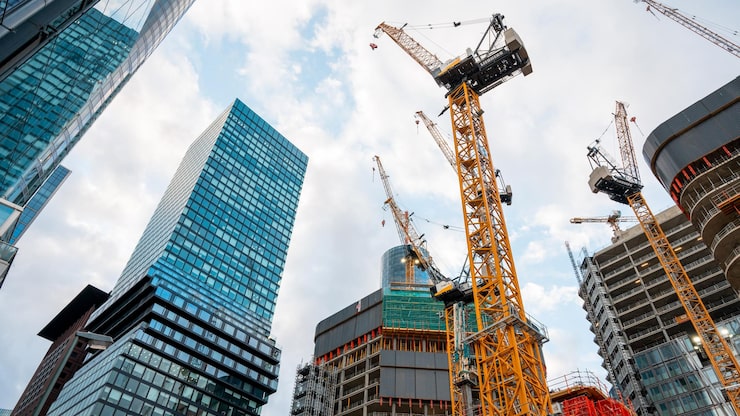 免费Photo 德国法兰克福市中心的建筑工程