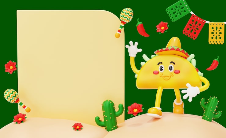 免费PSD 带有空白 5 月 5 日促销横幅的 3d 插图