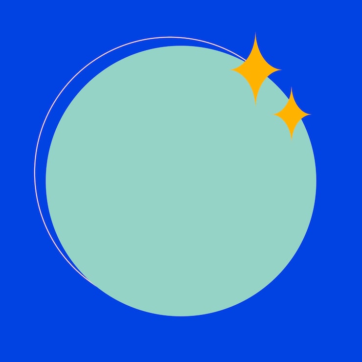 免费PSD 蓝色闪烁星星的框架psd