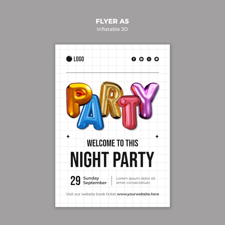 免费PSD 充气3d模板设计