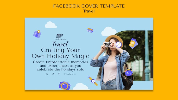 免费PSD 旅行探险facebook封面