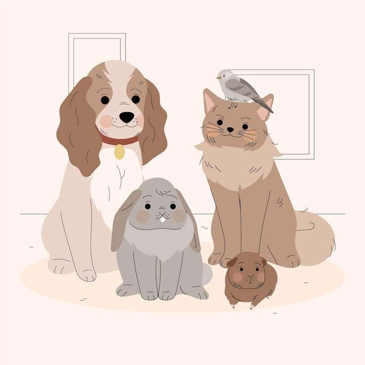 무료 Vector 다른 애완 동물 모음