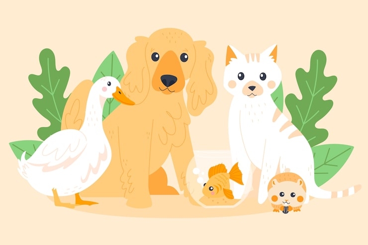 무료 Vector 다른 애완 동물 개념