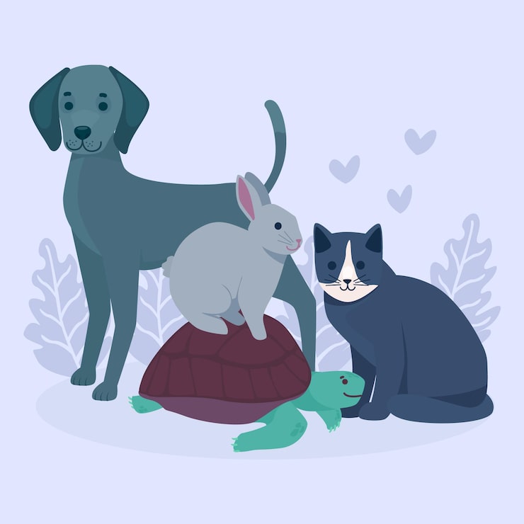 무료 Vector 다른 애완 동물 개념