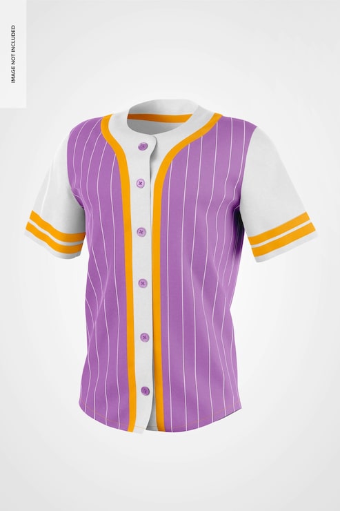 Kostenlose PSD baseball-jersey-mockup für männer