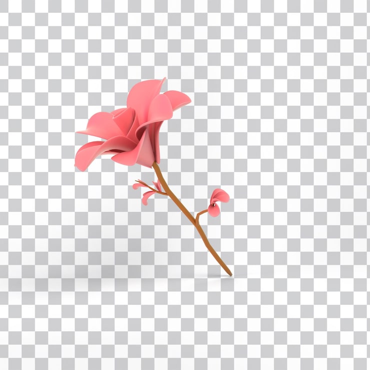 Kostenlose PSD cartoon blume