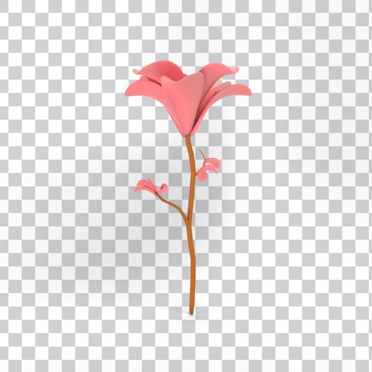 Kostenlose PSD cartoon blume
