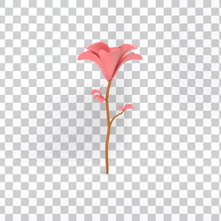 Kostenlose PSD cartoon blume