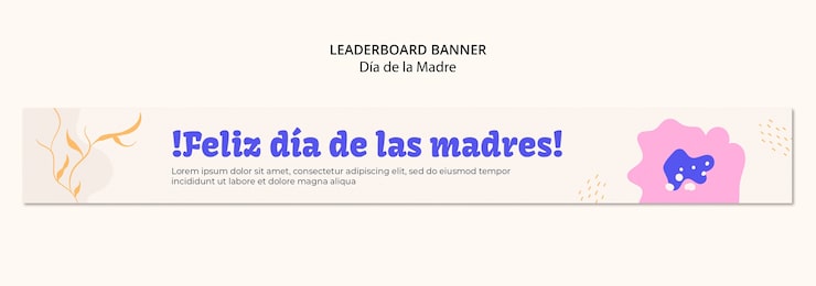 Kostenlose PSD dia de la madre vorlage-design