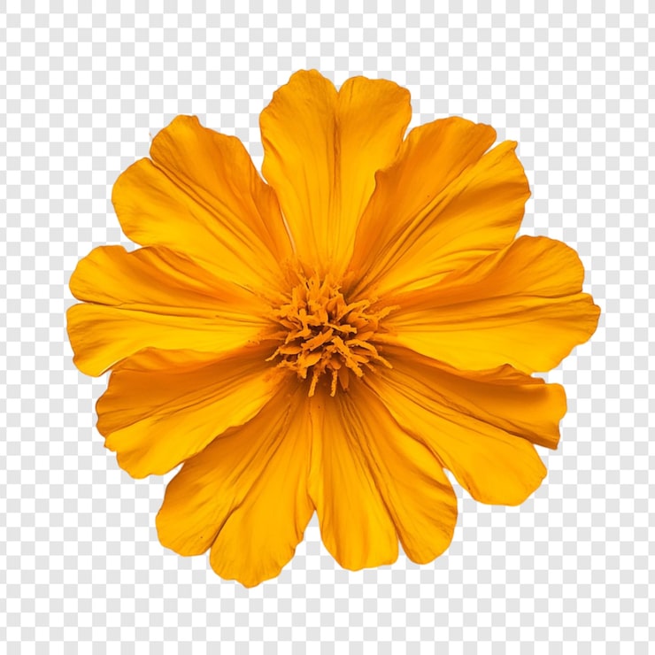 Kostenlose PSD die lebendige gelbe cosmosblume in nahaufnahme