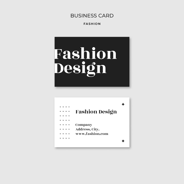 Kostenlose PSD flache design-modetrends-visitenkarte