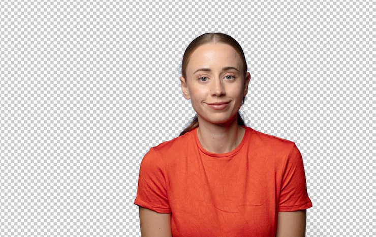 Kostenlose PSD junge blonde frau