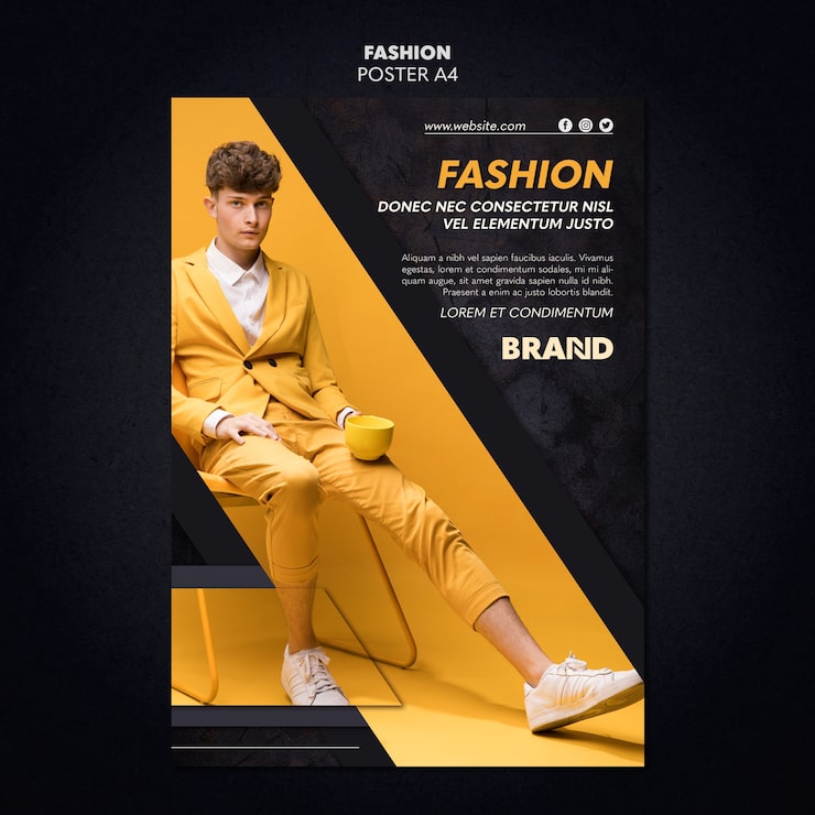 Kostenlose PSD modeplakatdesign