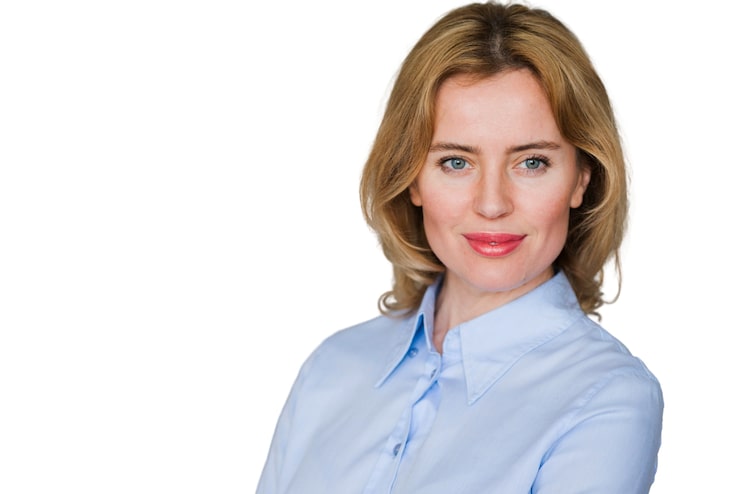 Kostenlose PSD portrait der modernen frau