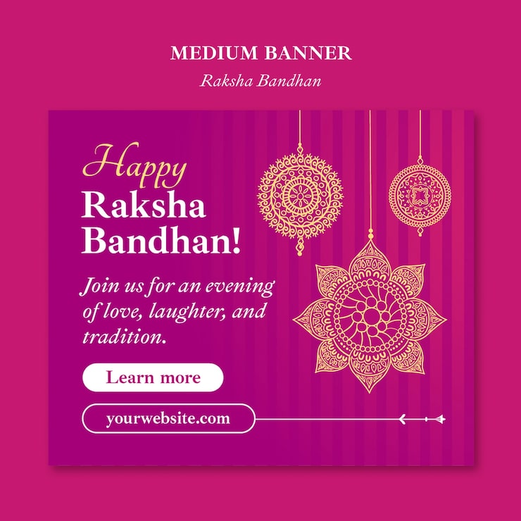 Kostenlose PSD vorlage für raksha bandhan-feiern