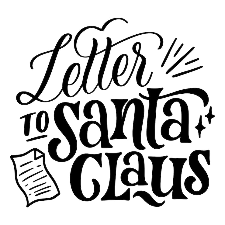 Kostenlose PSD weihnachten schriftzug illustration
