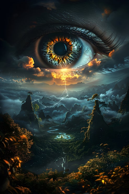 Gratis Foto illustrasjon av fantasy-øye