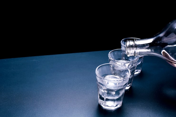 Gratis Bild bakgrund med rysk vodka