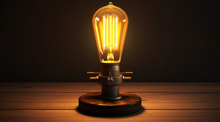 Gratis Bild modern 3d-rendera lampdesign med belysning