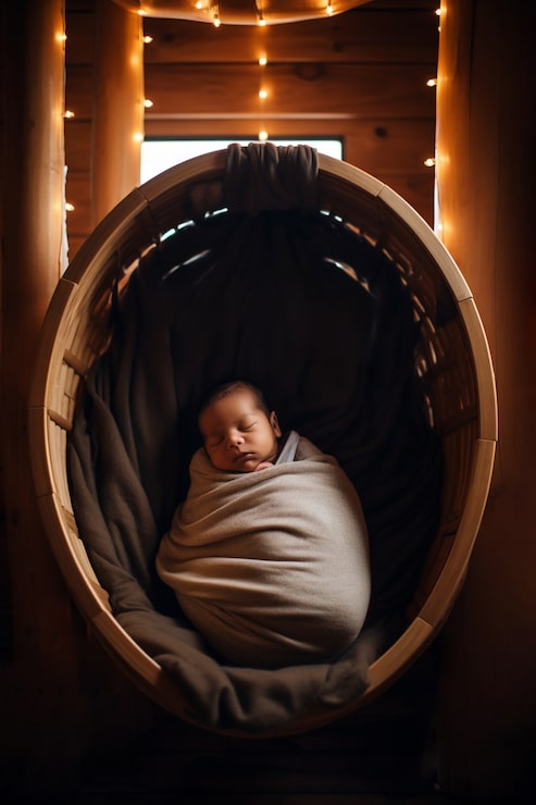 Gratis Foto nærbillede af nyfødt baby der sover