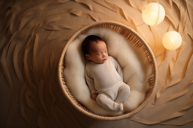 Gratis Foto nærbillede af nyfødt baby der sover