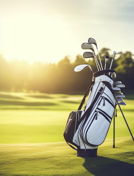Gratis Bild närbild på golfklubbor set