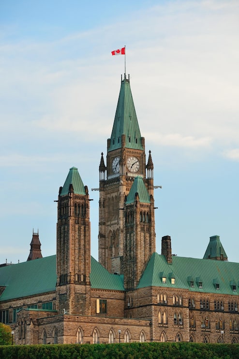 Gratis Bild parlamentsbyggnaden på parliament hill i ottawa