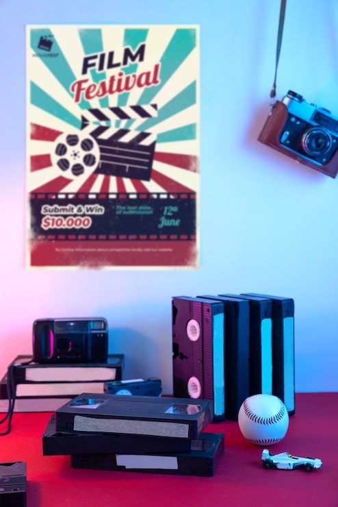 Gratis Foto retro vhs-emballage indendørs