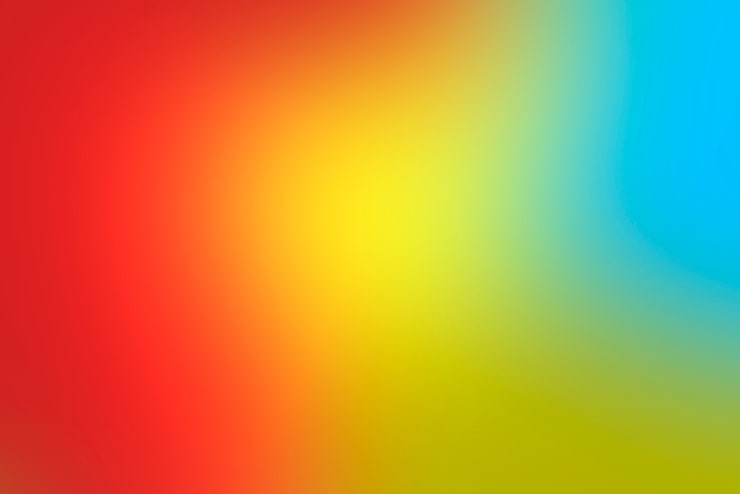 Gratis Foto sløret gradient abstrakt baggrund med livlige primærfarver
