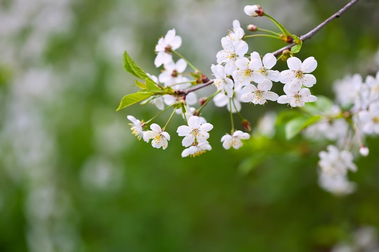 Gratis Bild trädgren i blom